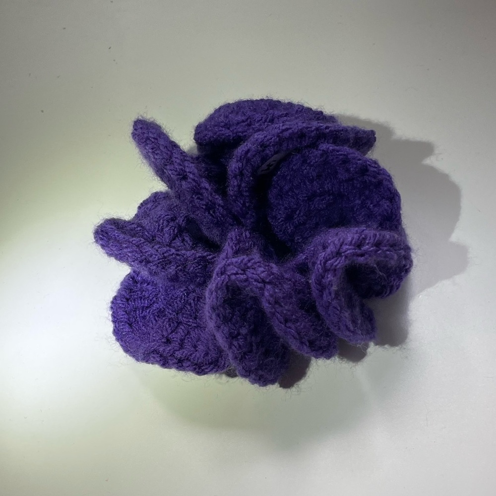 Purple Crochet Scrunchie/Bracelet